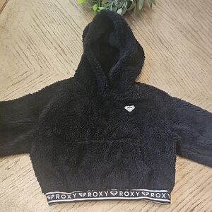 Roxy Kids Black Fleece Hoodie Size 7